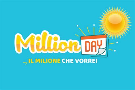 million day 10 novembre 2023|Estrazione lotteria MillionDay del 10/11/2023 concorso n. 540.